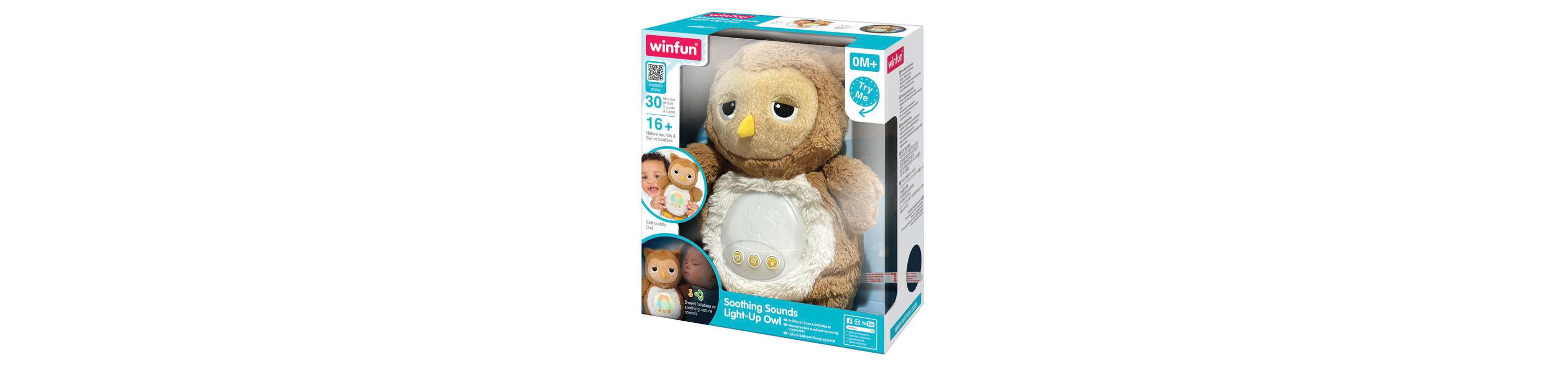 Soothing Sounds Light Up Owl
