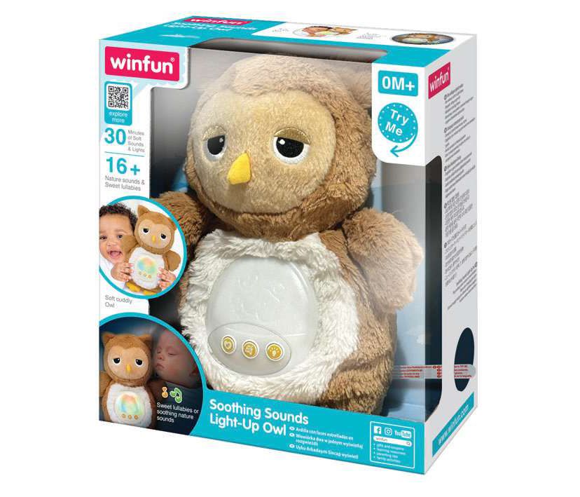 Soothing Sounds Light Up Owl