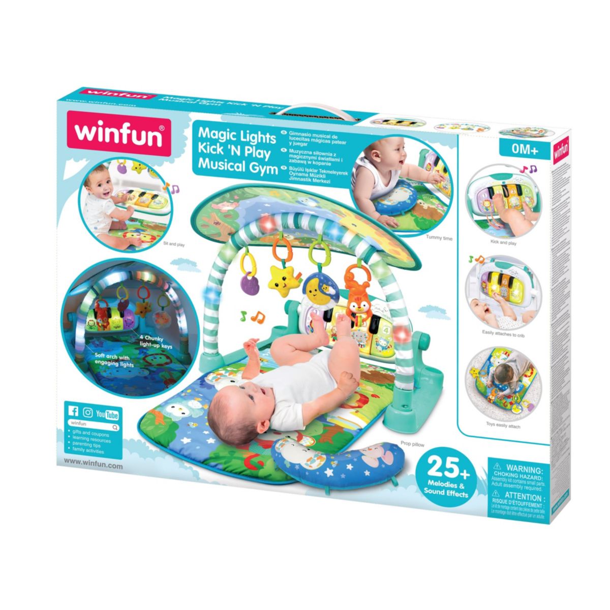 Magic Lights Kick N Play Music Gym