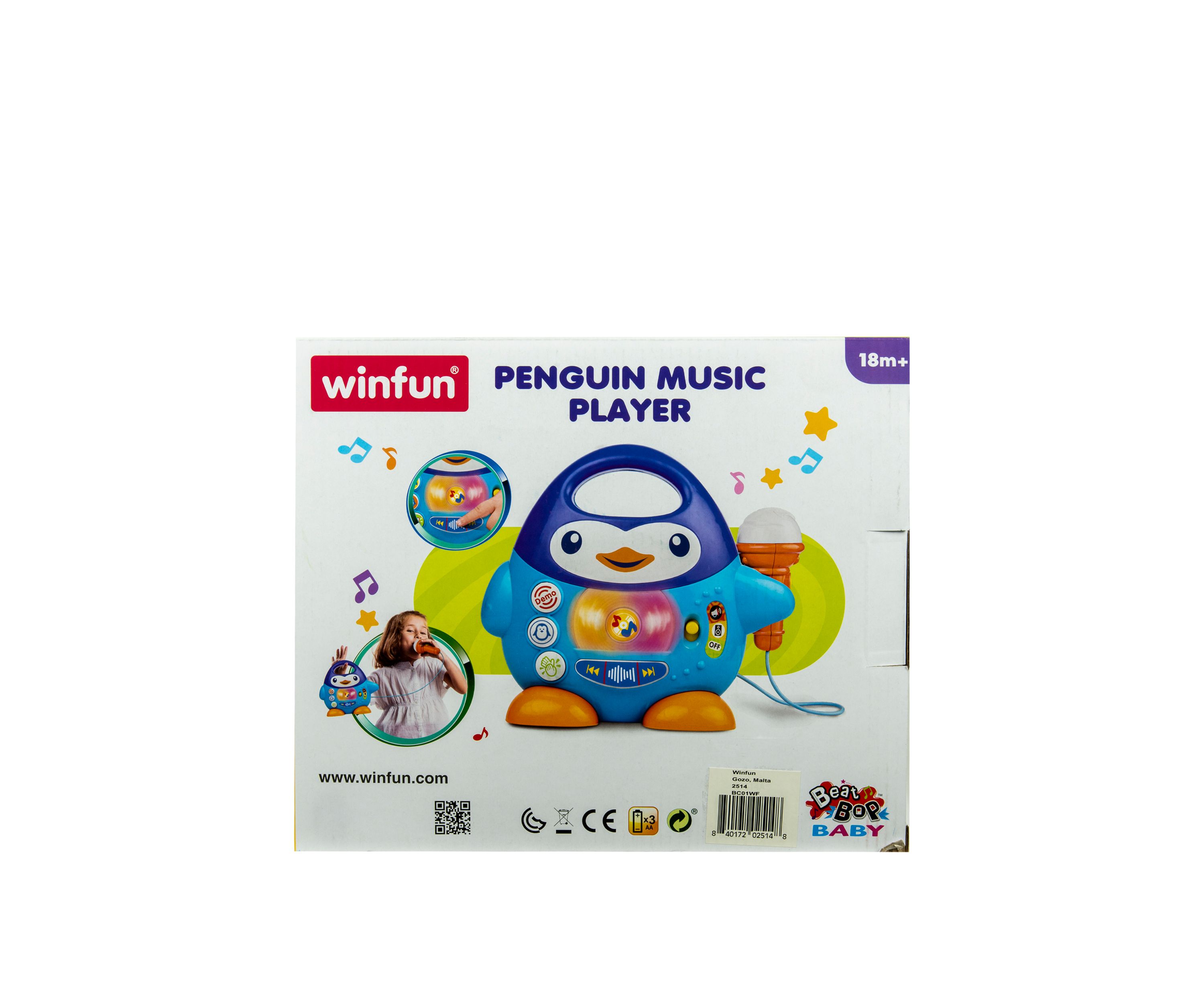 Penguin Music Player with Microphone