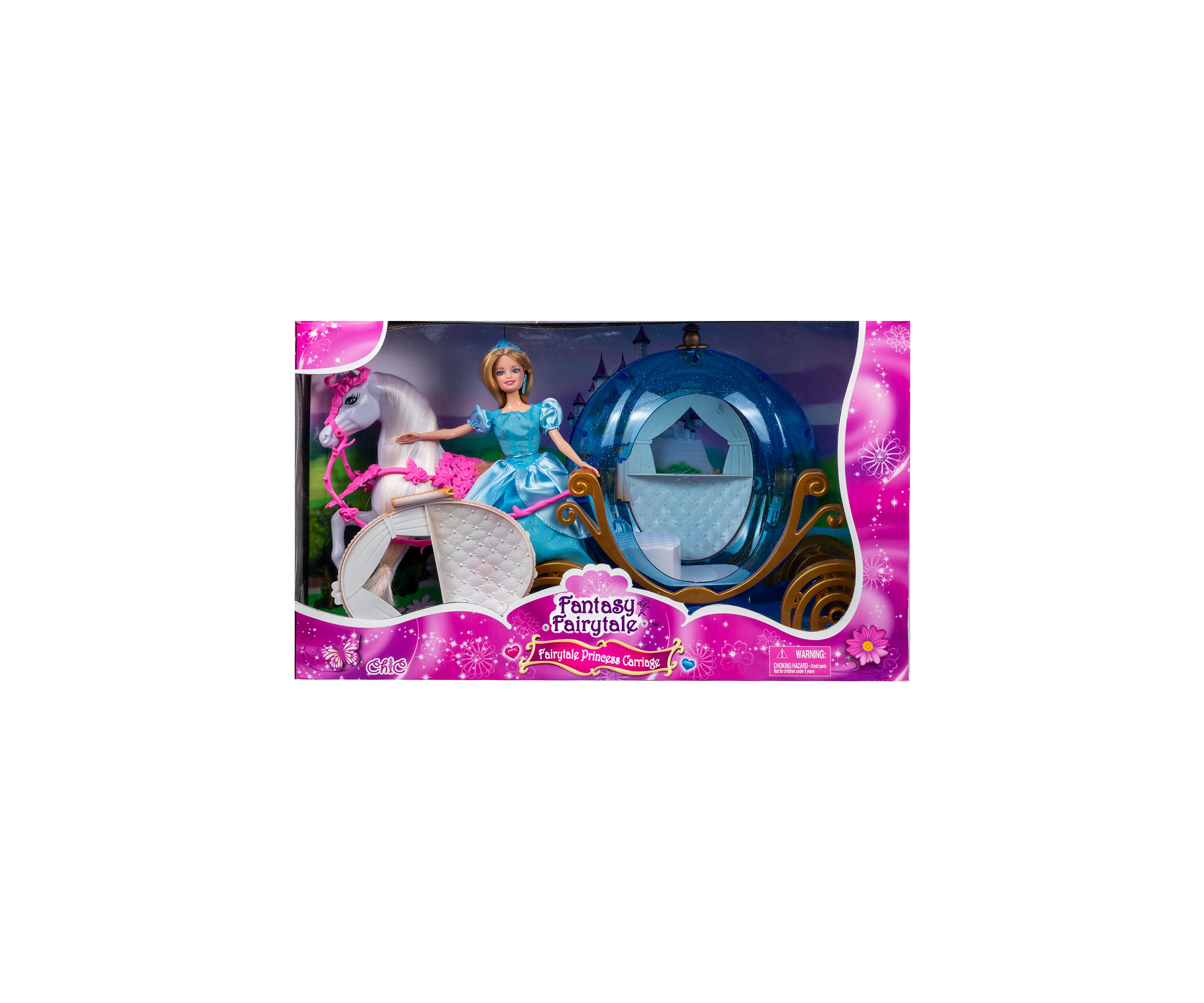 Princess Doll with Horse and Carriage