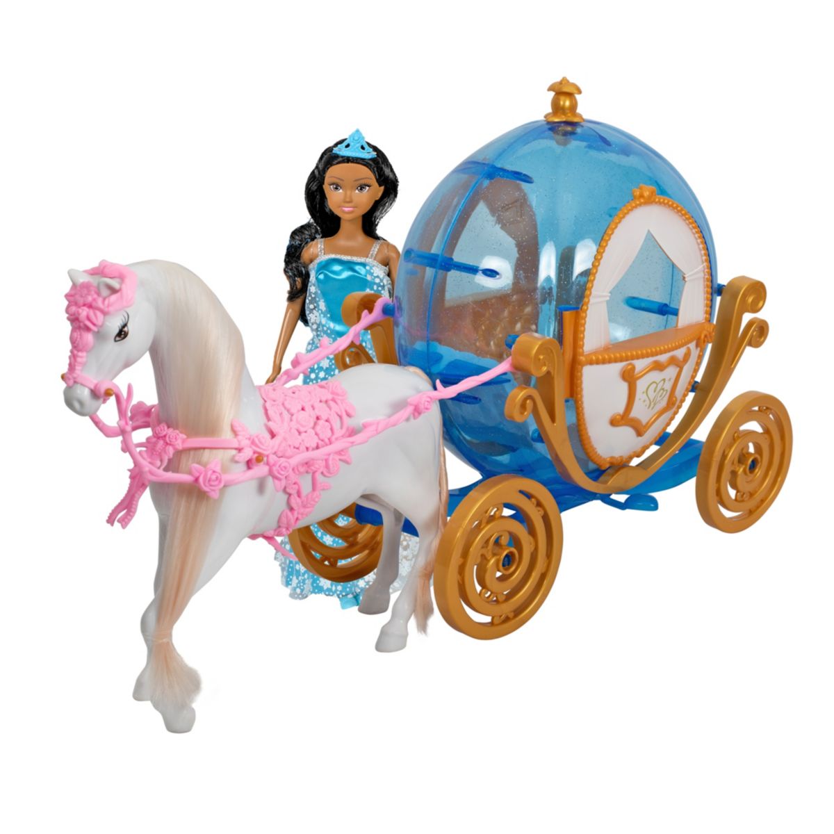 Princess Doll with Horse and Carriage-Ethnic