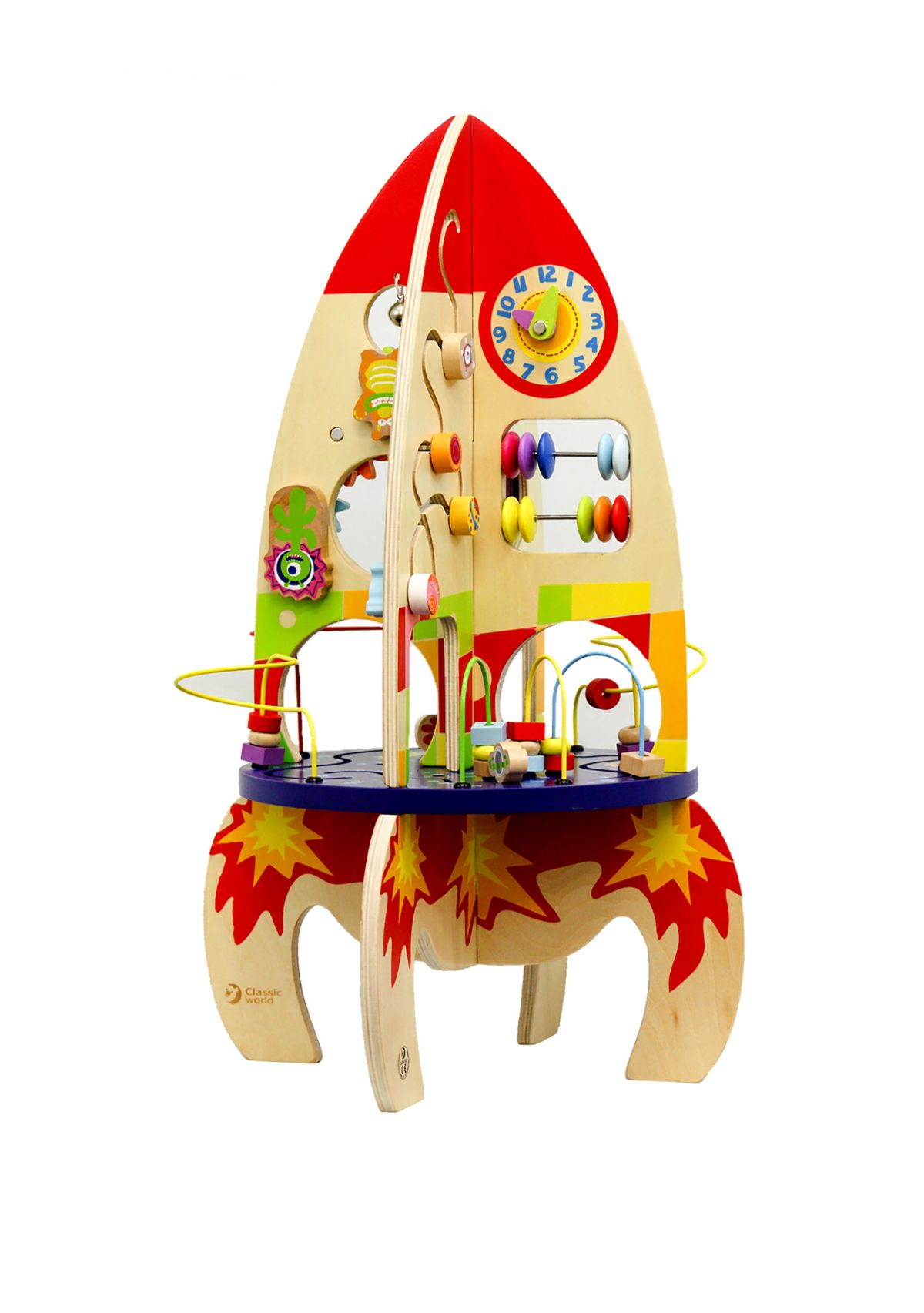 Wooden Activity Play Rocket