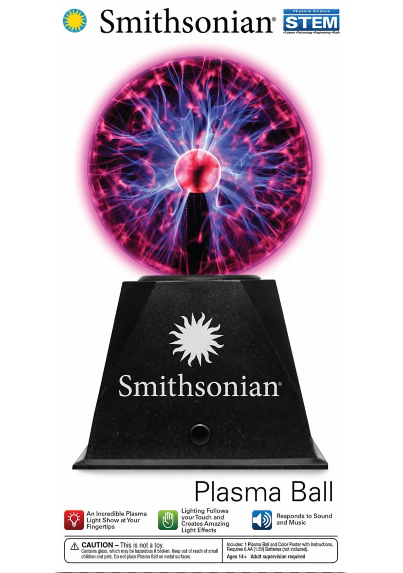 Smithsonian 5 Inch Battery Operated Plasma Ball