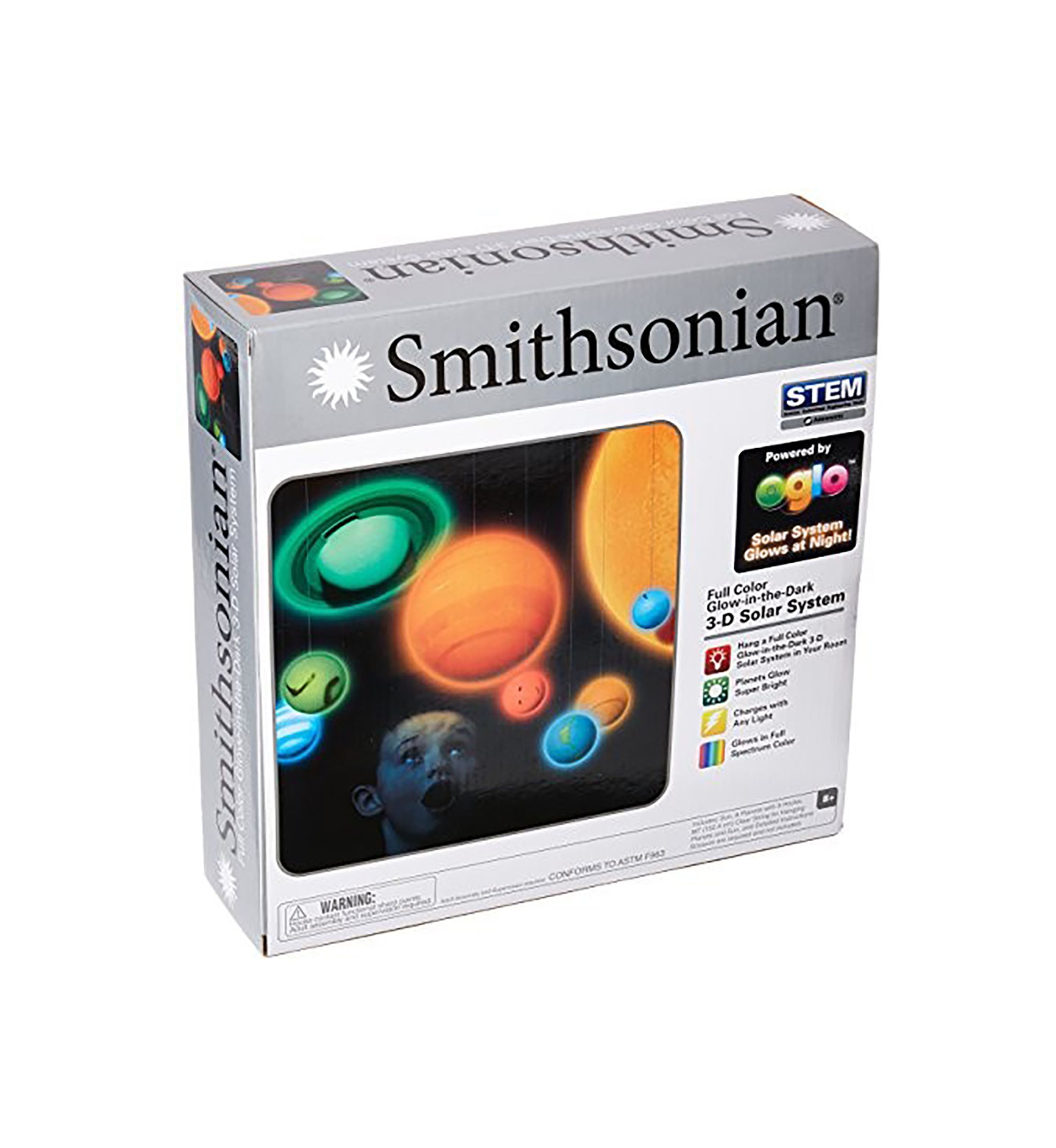 Smithsonian 3-D Hanging / Glowing Solar System