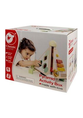 Wood Pyramid Activity Box