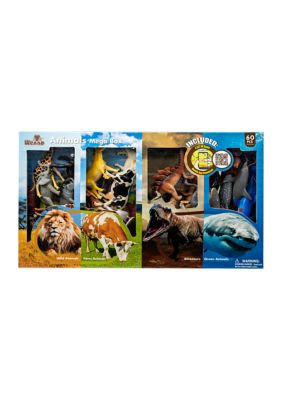 60 Piece Animal Figure Set with Accessories