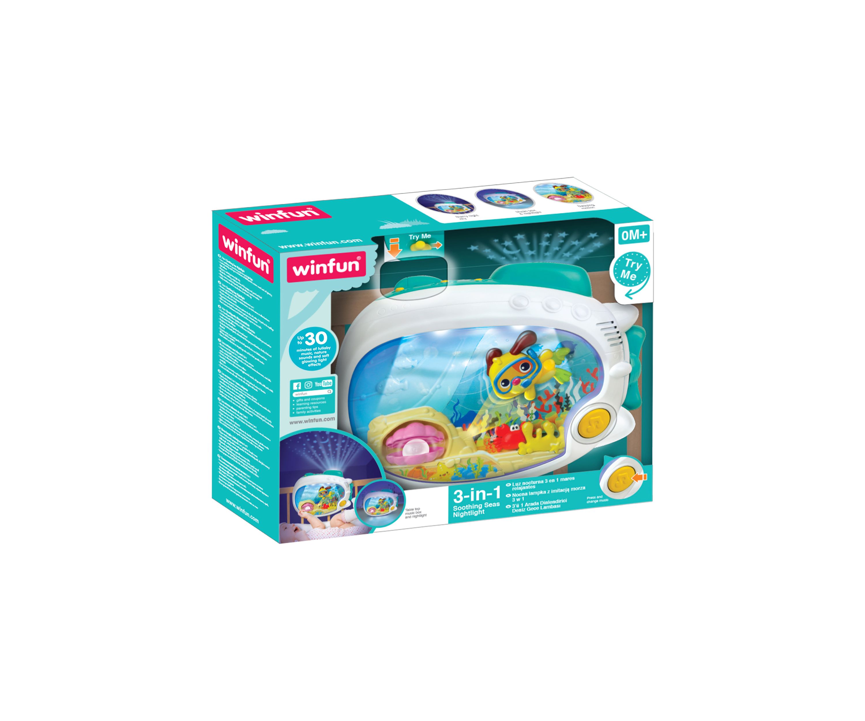 3 in 1 Soothing Seas Nightlight