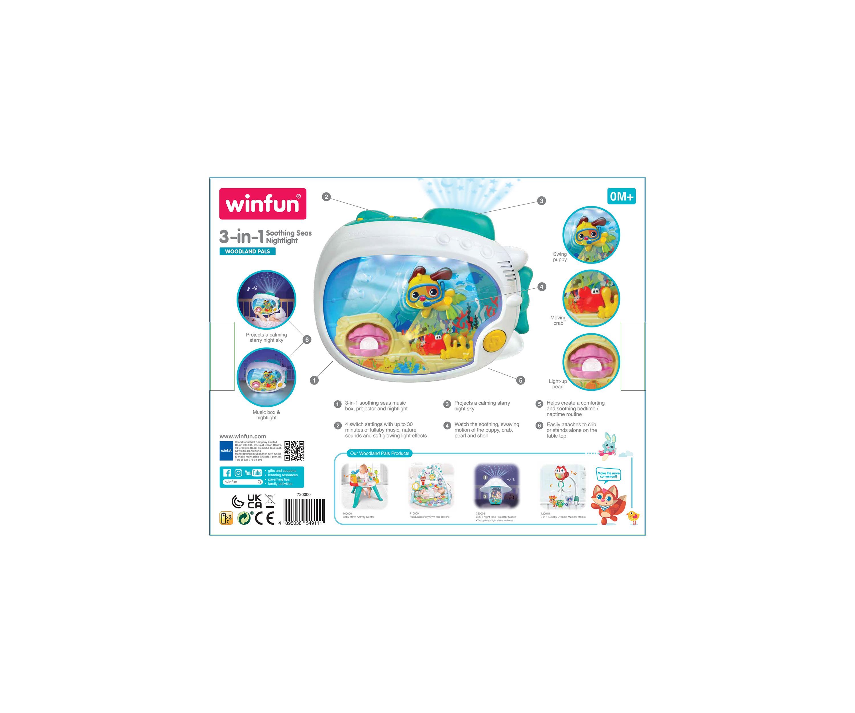 3 in 1 Soothing Seas Nightlight