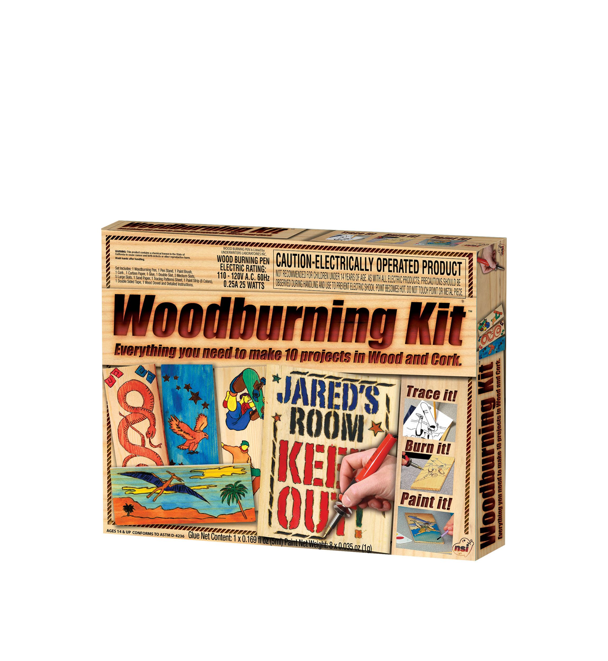Wood Burning Craft Kit