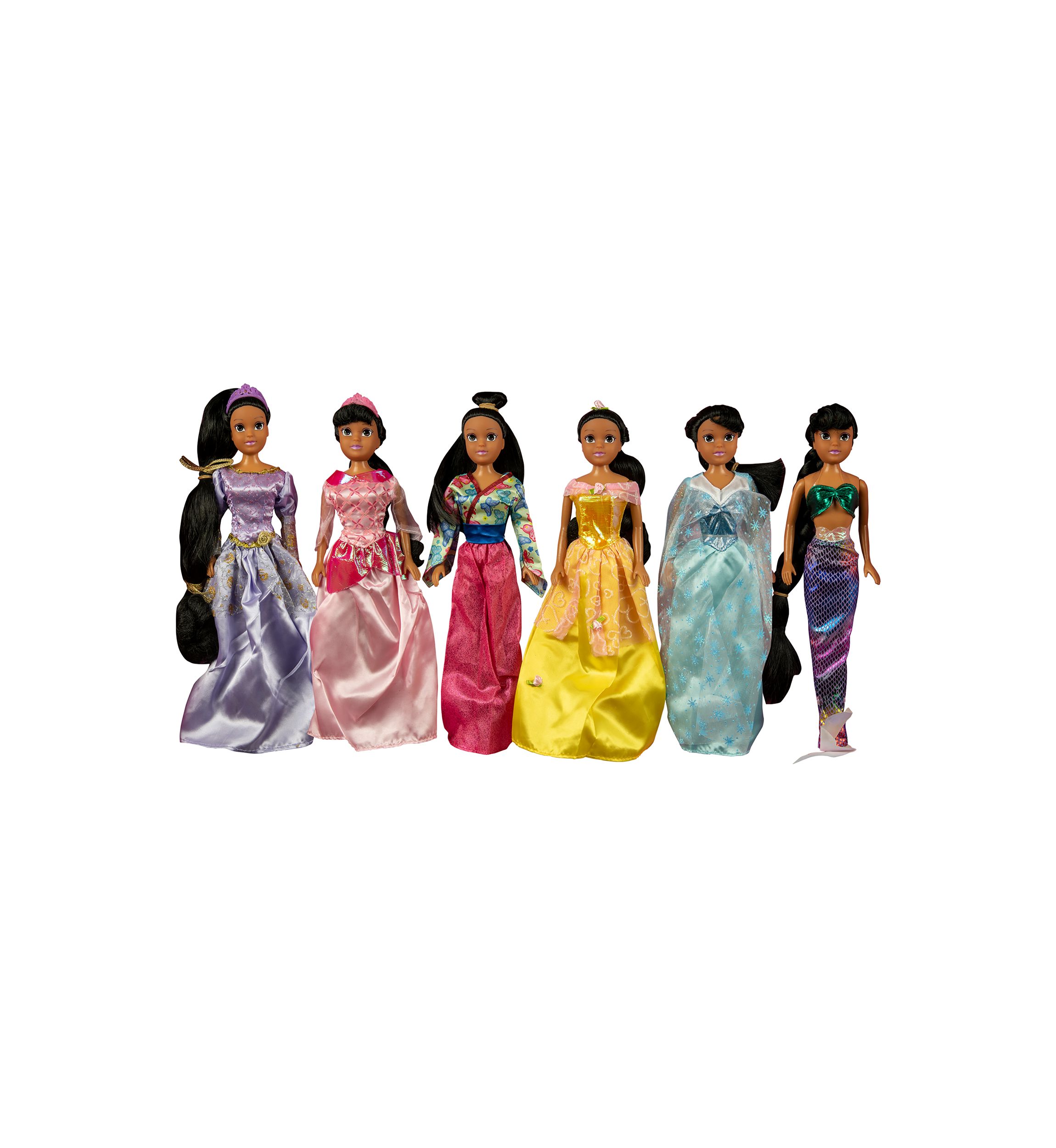 11.5 Inch Princess Gift Set Dolls - Ethnic