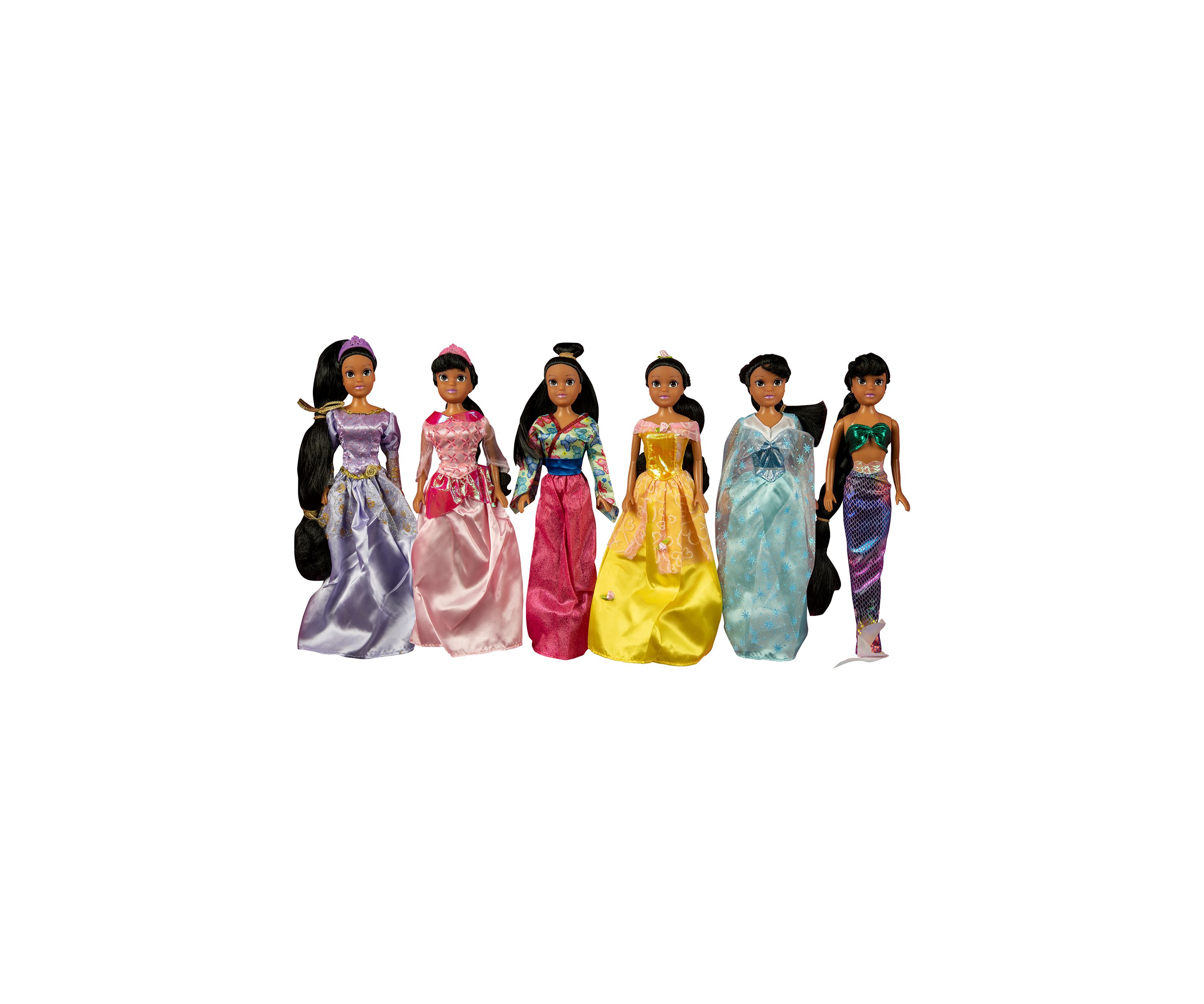 11.5 Inch Princess Gift Set Dolls - Ethnic