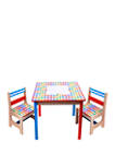 Crayola Wooden Childrens Table with 2 Chairs