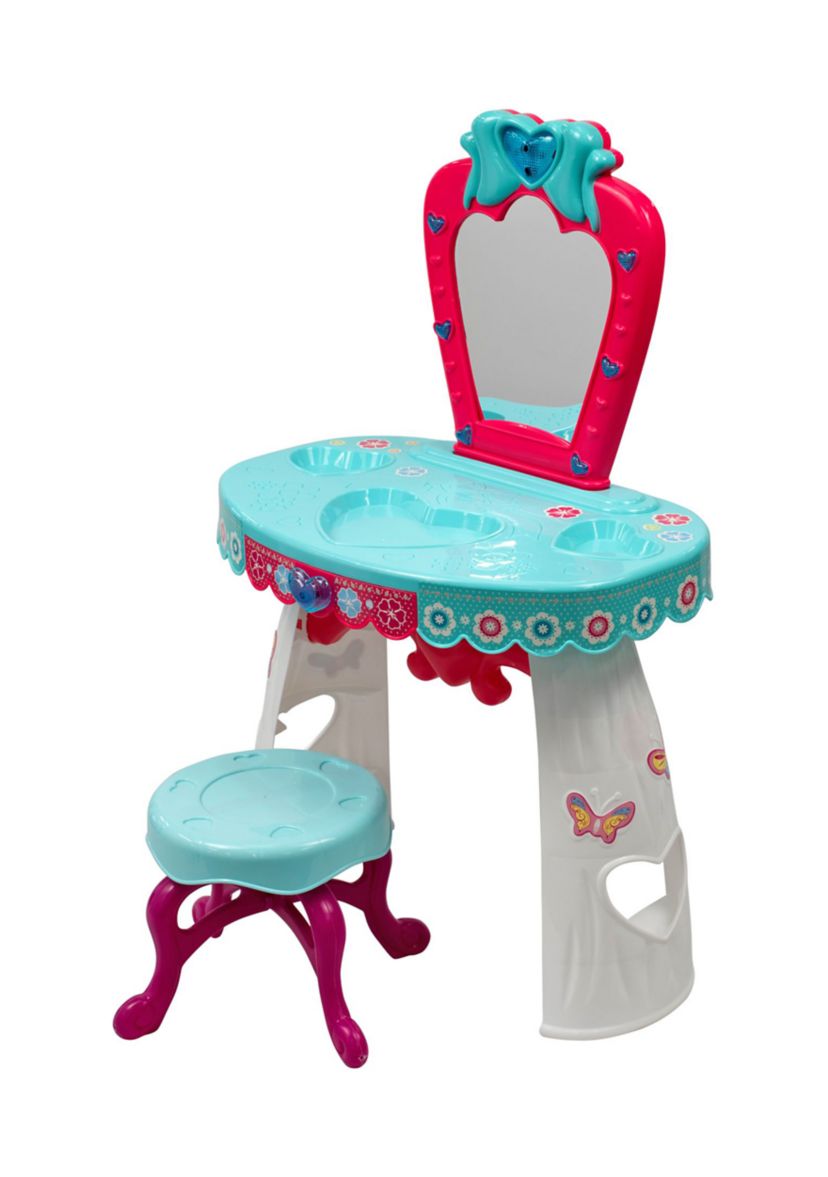 Vanity Dresser Table with Stool and Accessories