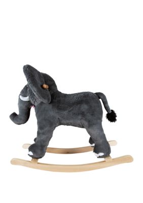 Plush Rocking Elephant Ride On