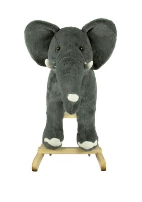 Plush Rocking Elephant Ride On