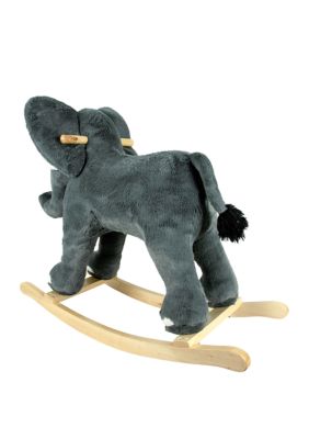 Plush Rocking Elephant Ride On