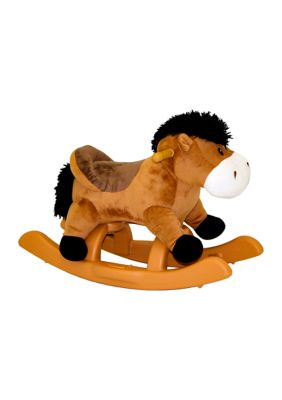 24 Inch Plush Rocking Horse with Sound