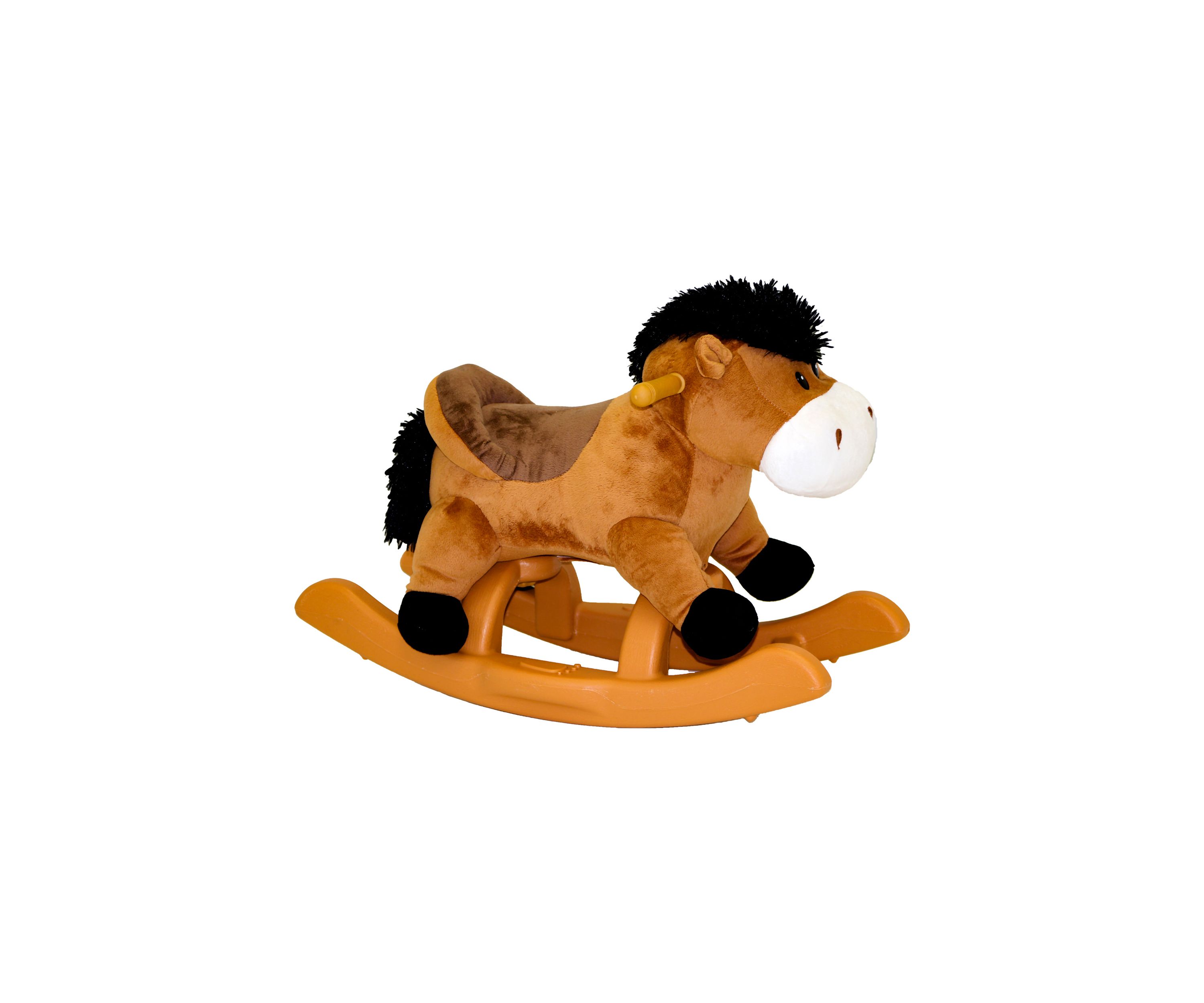 24 Inch Plush Rocking Horse with Sound