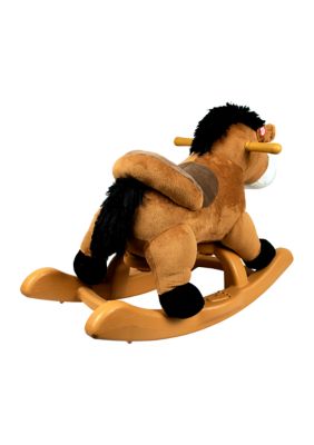 24 Inch Plush Rocking Horse with Sound