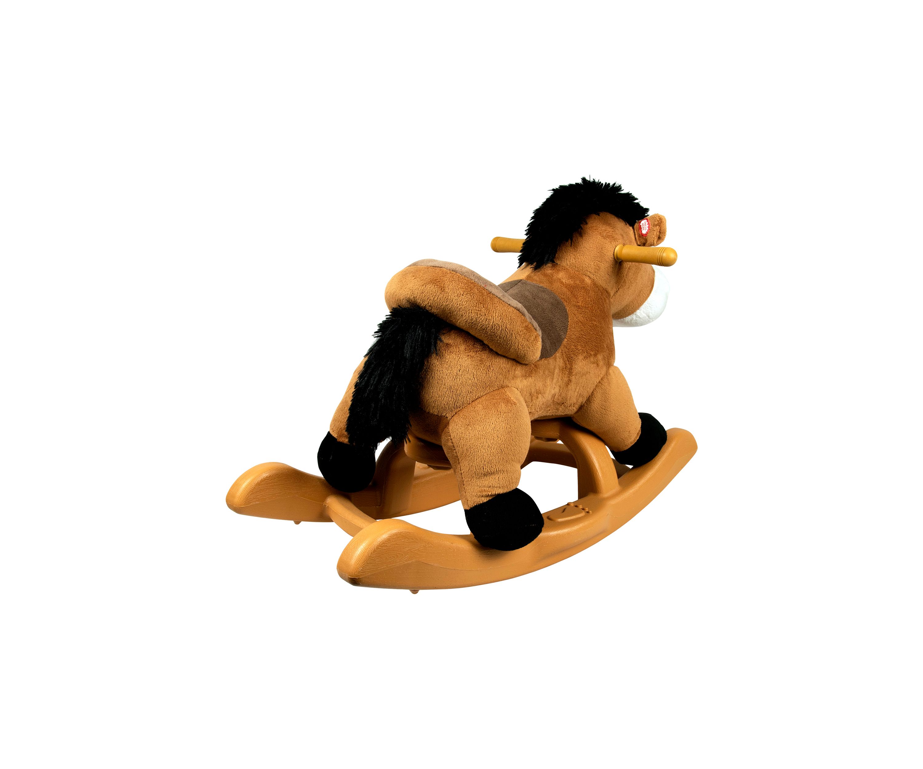 24 Inch Plush Rocking Horse with Sound