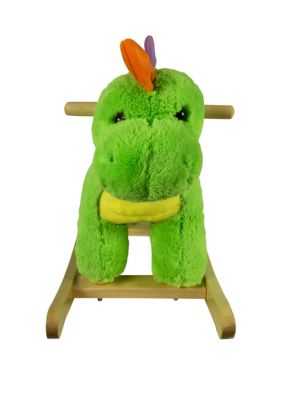 24 Inch Green Plush Rocking Dinosaur