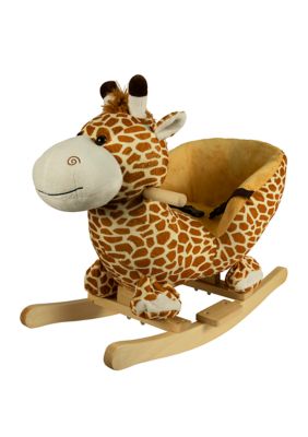 Plush Giraffe Rocking Chair