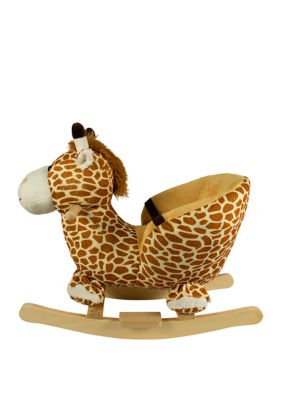 Plush Giraffe Rocking Chair