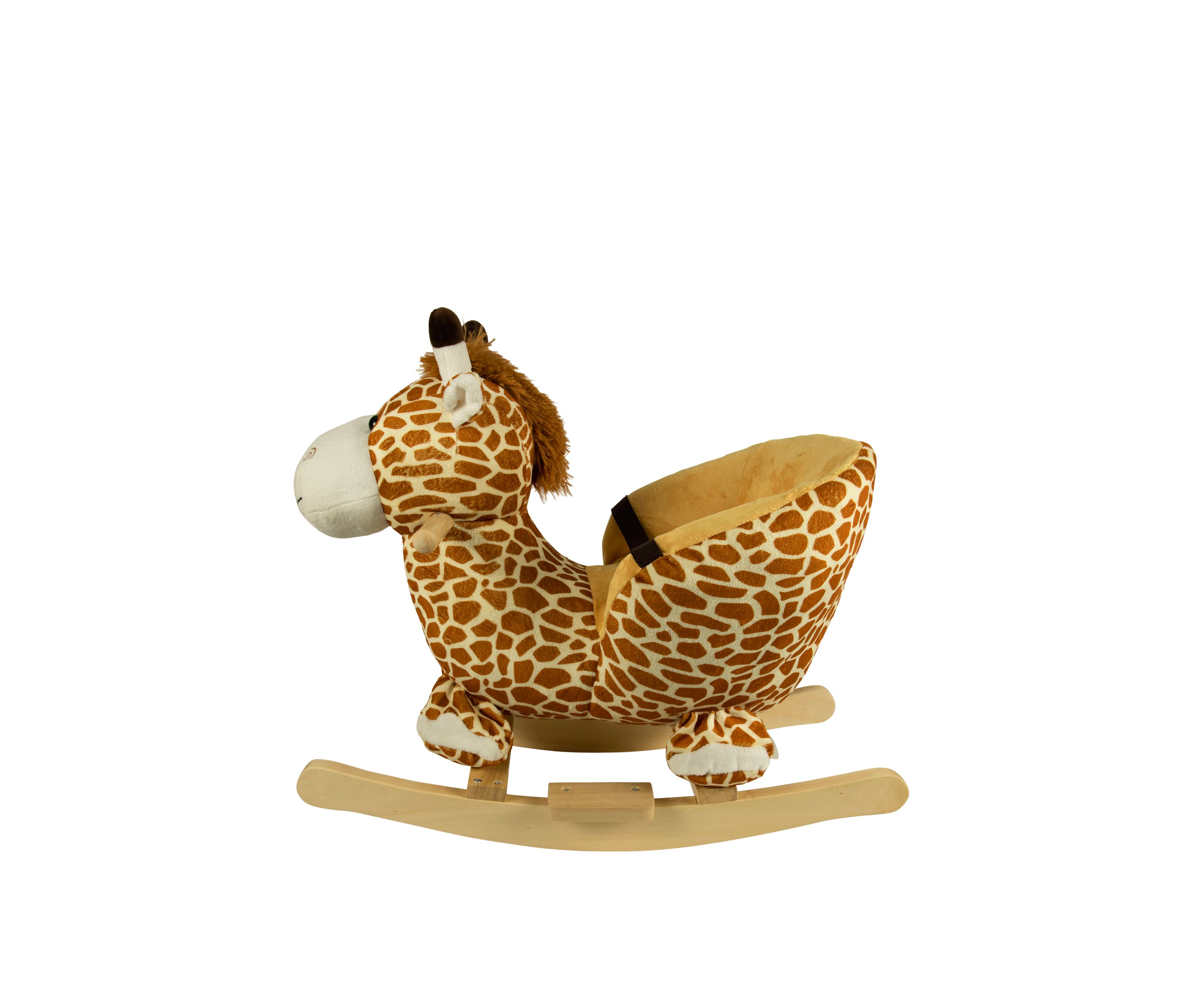 Plush Giraffe Rocking Chair
