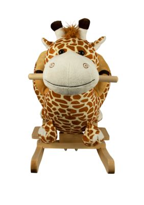 Plush Giraffe Rocking Chair