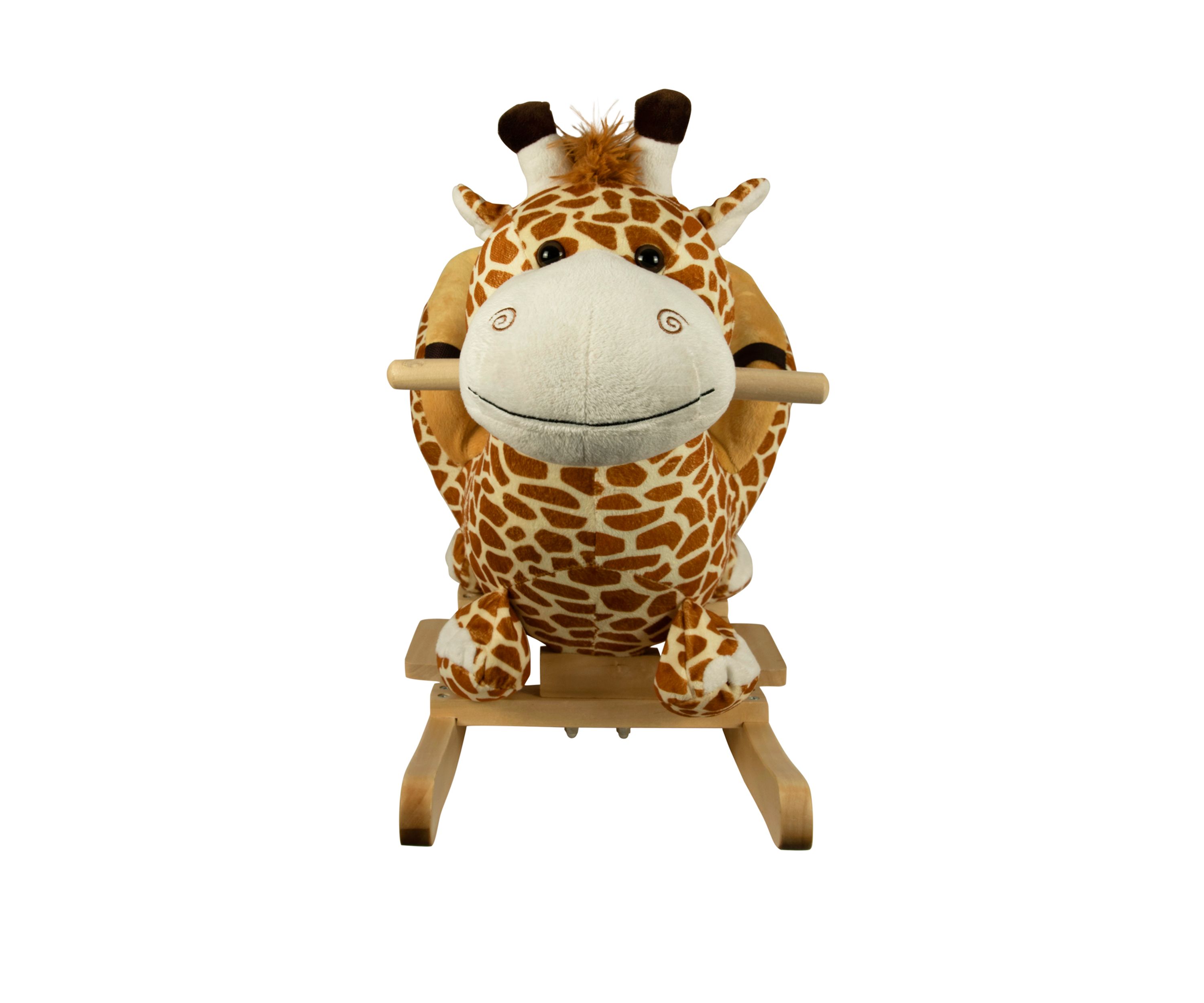Plush Giraffe Rocking Chair