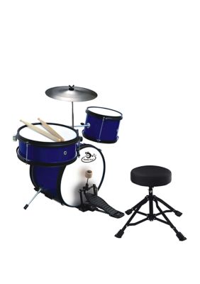 Ready Ace 5 Piece Junior Children's Professional Drum Set, Blue -  4897047691065
