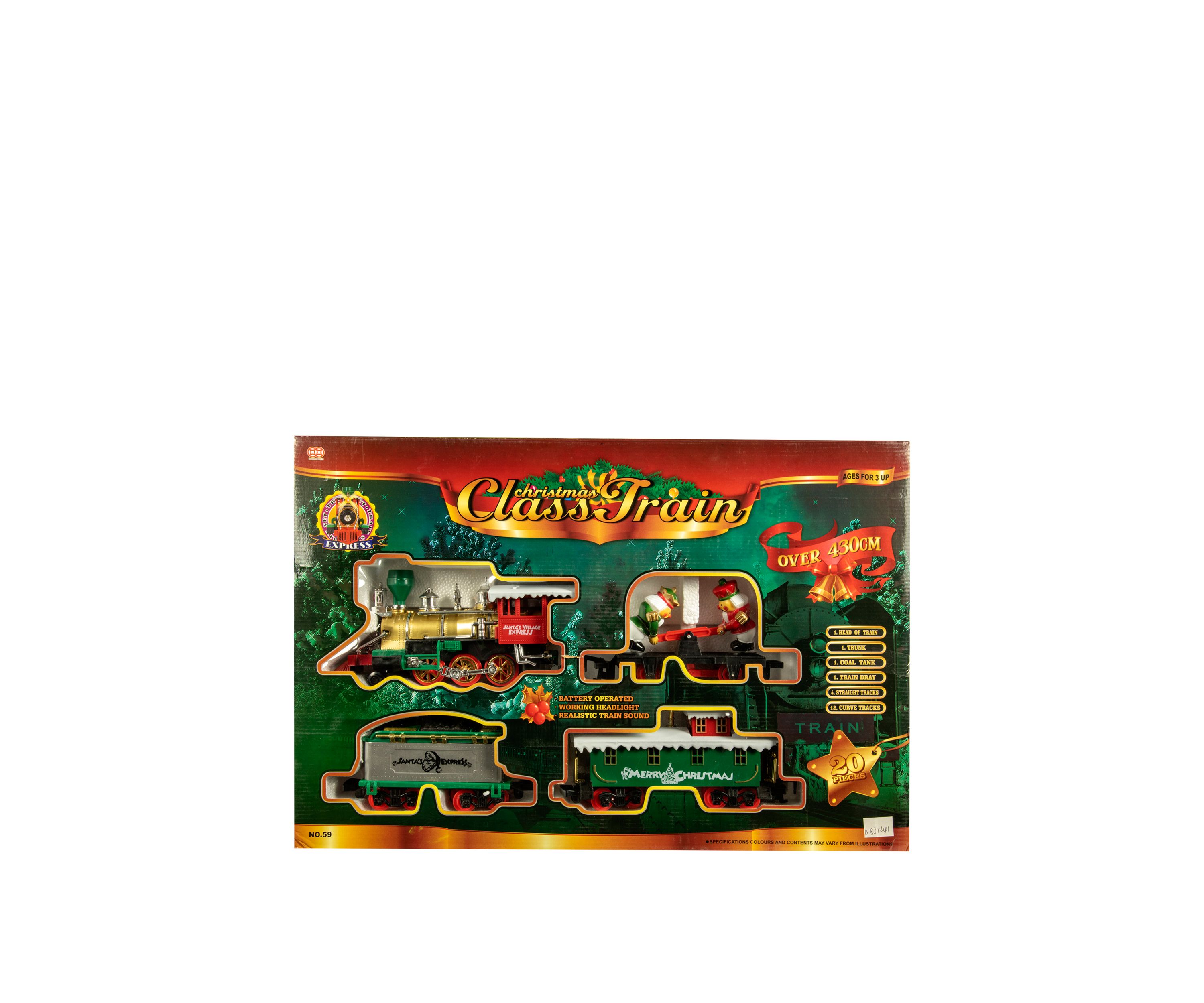Battery Operated Christmas Train
