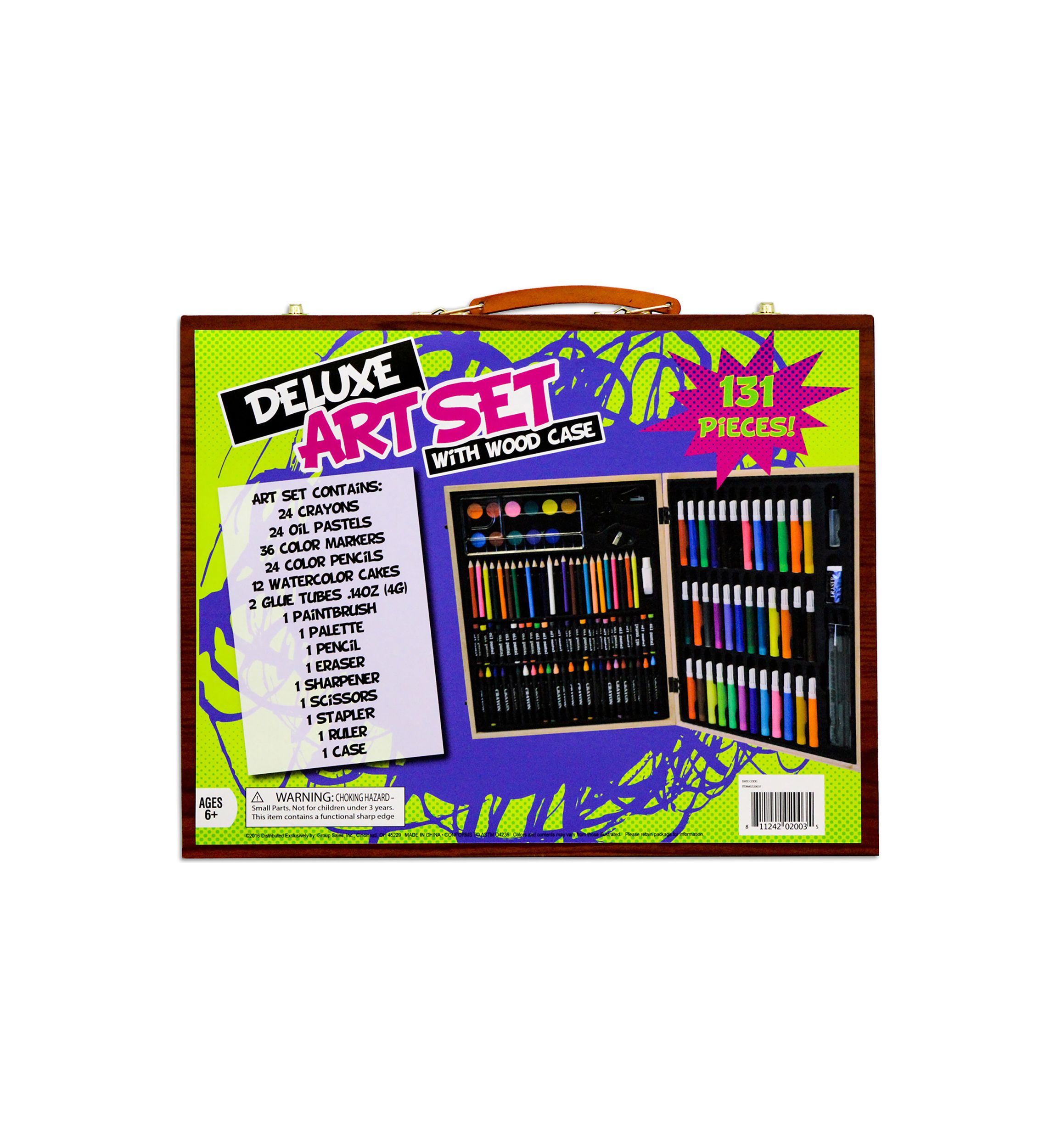130 Piece Deluxe Art Set