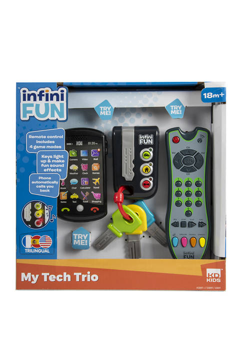 Kidz Delight Tech Set Trio Preschool Trilingual Toys