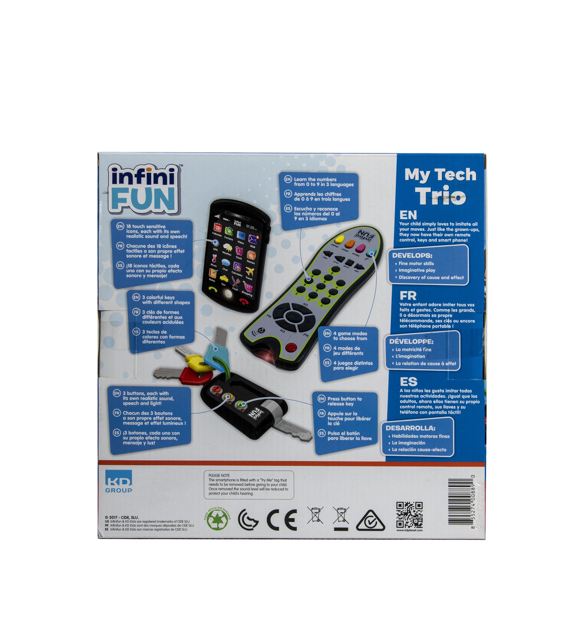 Tech Set Trio Preschool Trilingual Toys