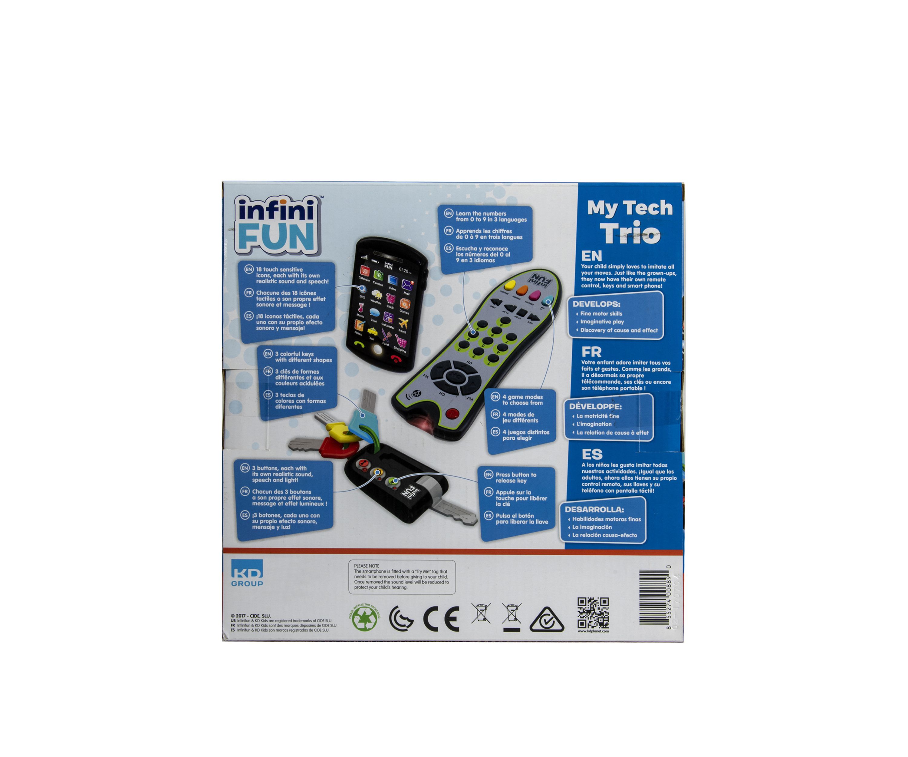 Tech Set Trio Preschool Trilingual Toys