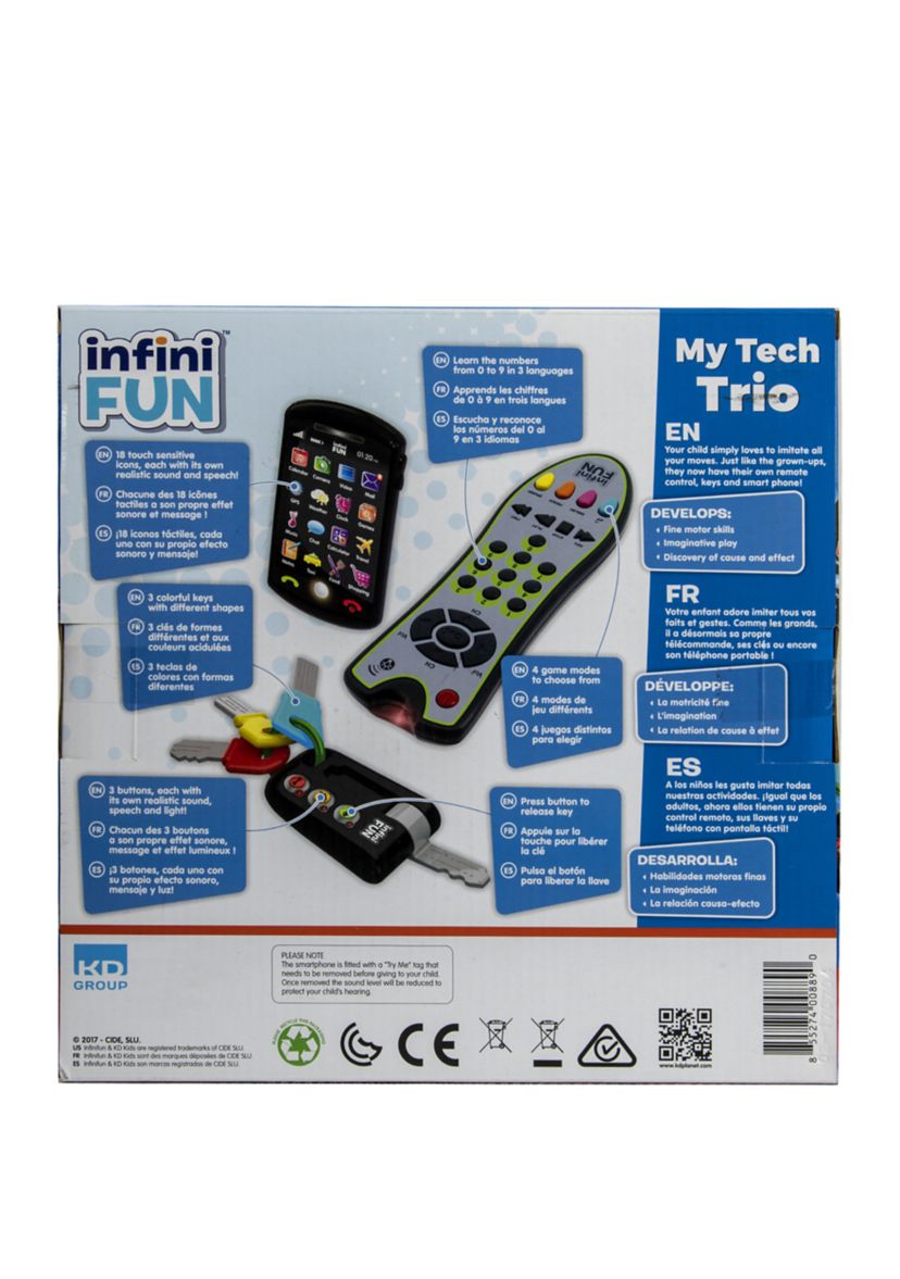 Tech Set Trio Preschool Trilingual Toys