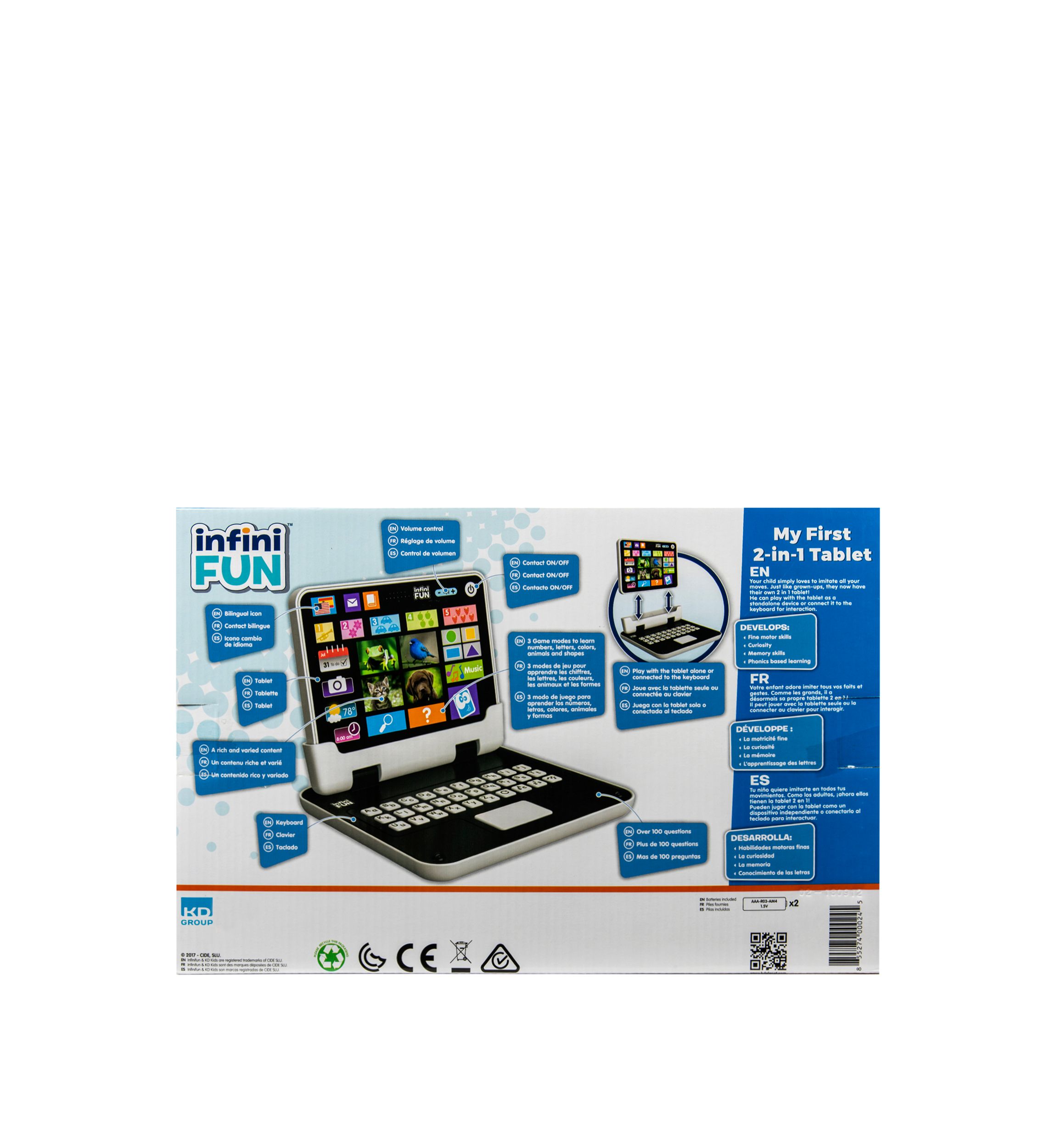 Infini  First 2 in 1 Play Tablet