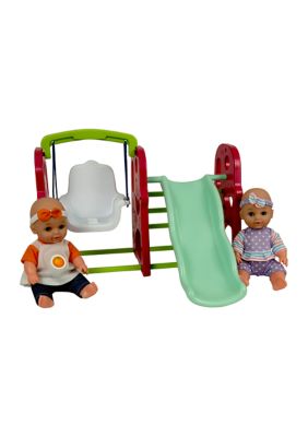 Playground Slide and Swing Set