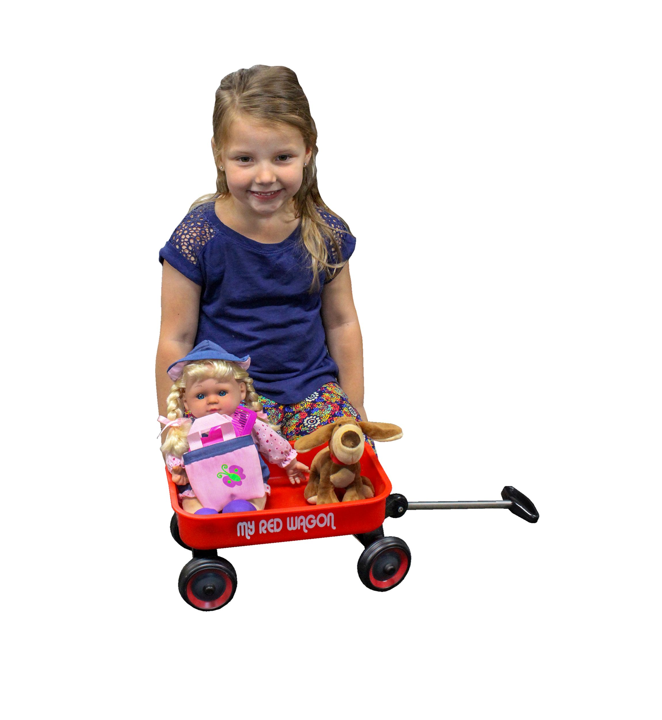 Blonde Baby Doll with Wagon and Accessories