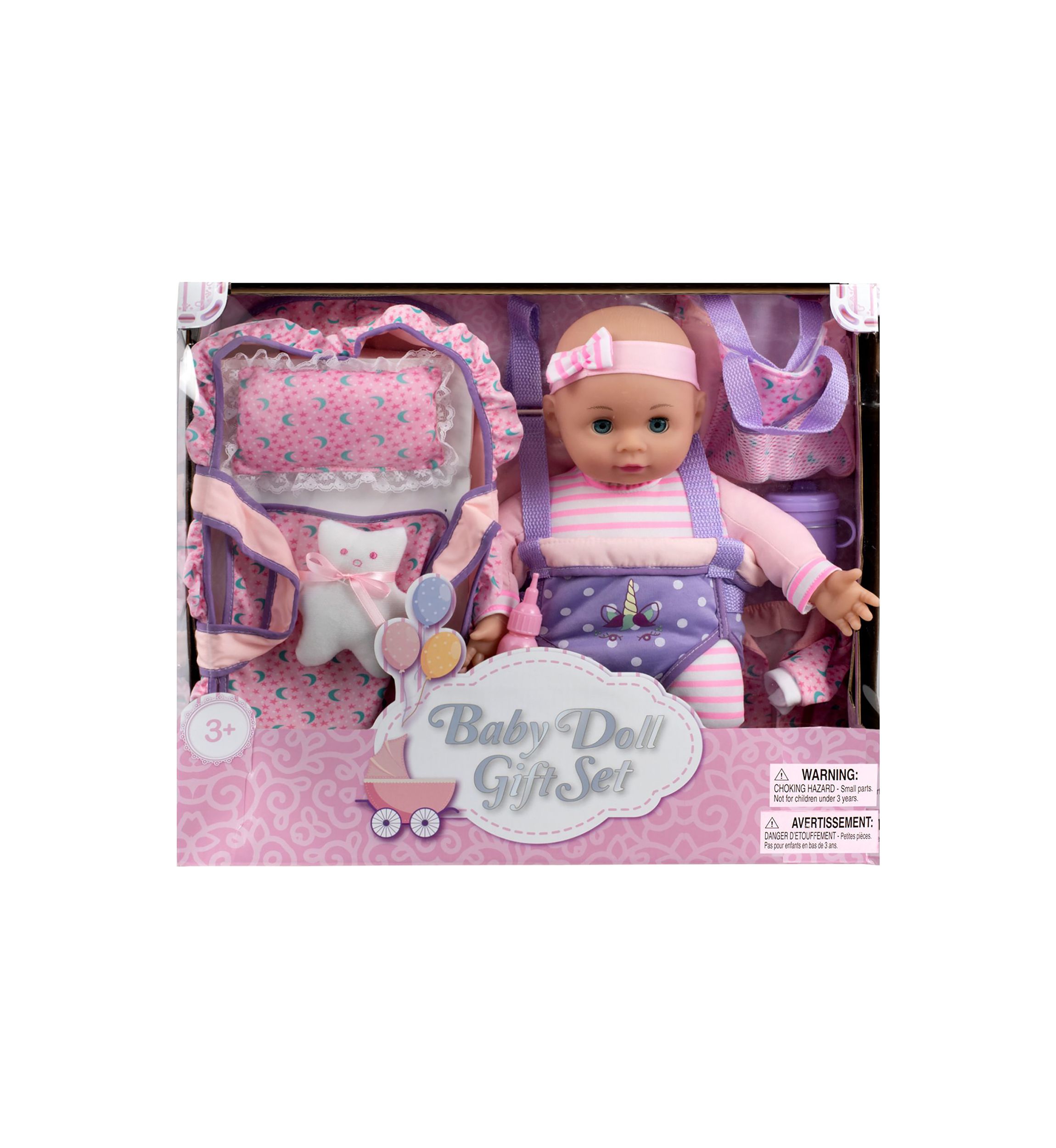 Baby Doll Gift Set with Carrier