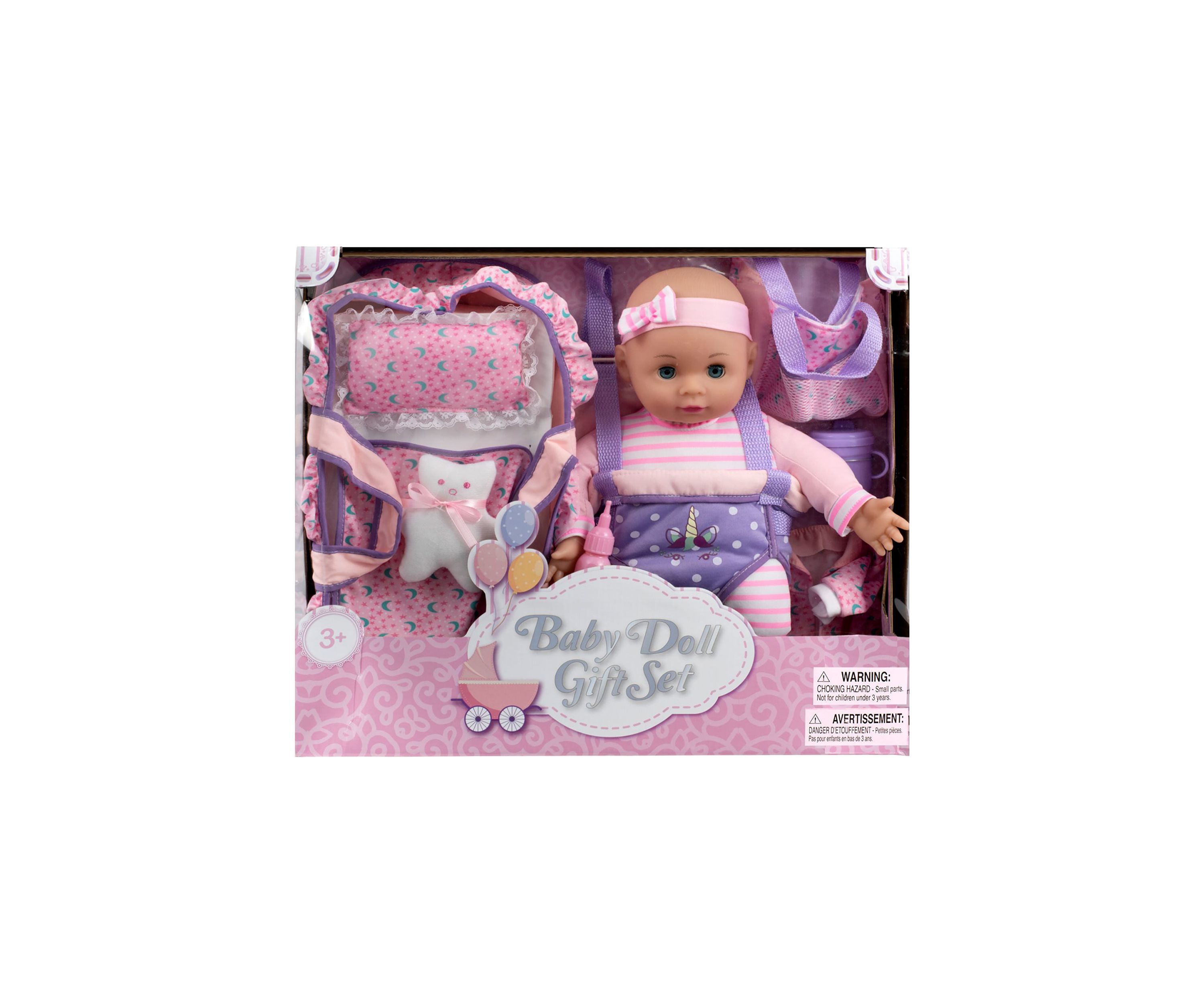 Baby Doll Gift Set with Carrier