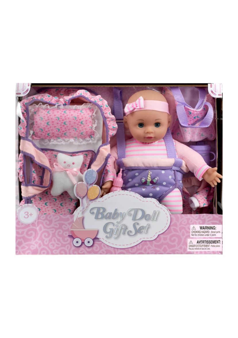 Baby Doll Gift Set with Carrier