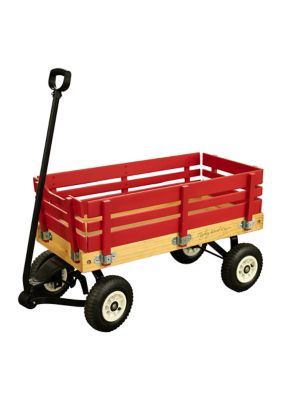 Children's Metal/Wood Side Rail Wagon