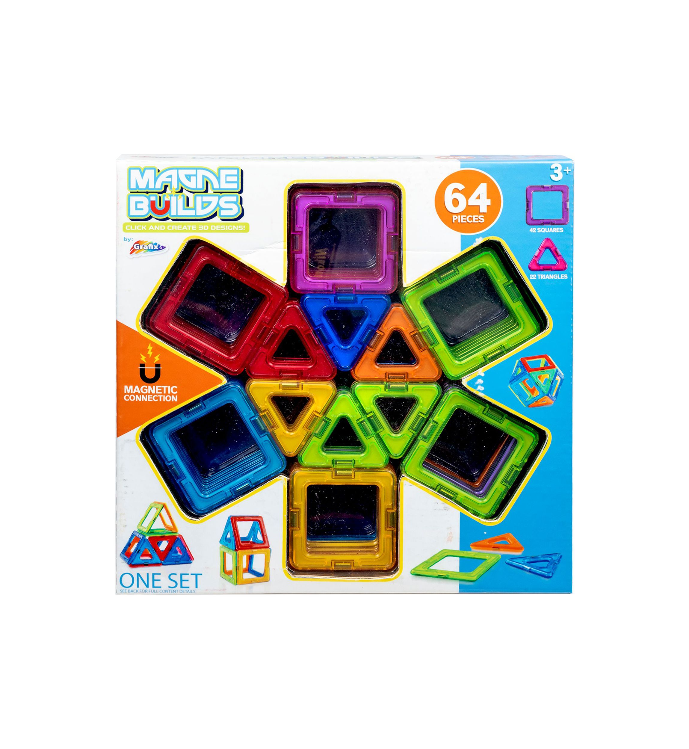 64 Pc. Magne Builds Set