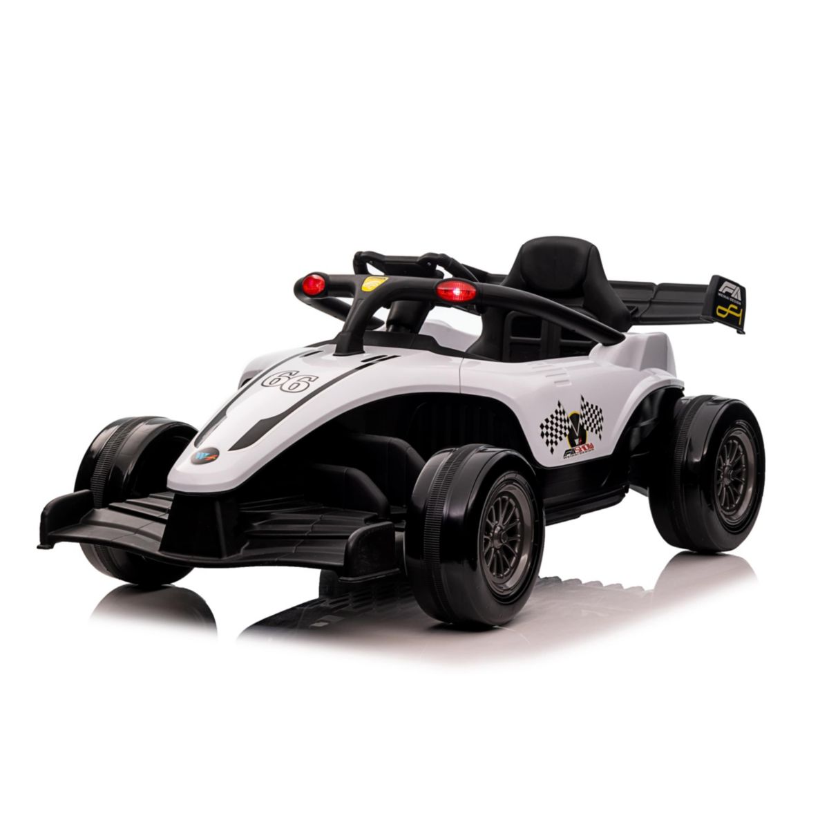 12V White F1 Ride On With R/C