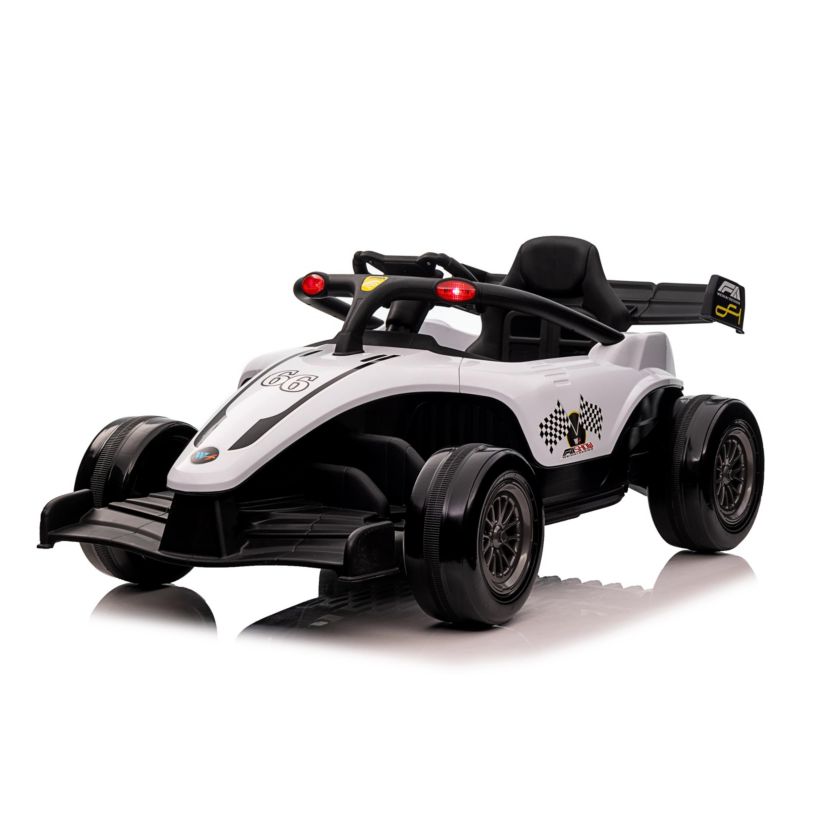 12V White F1 Ride On With R/C