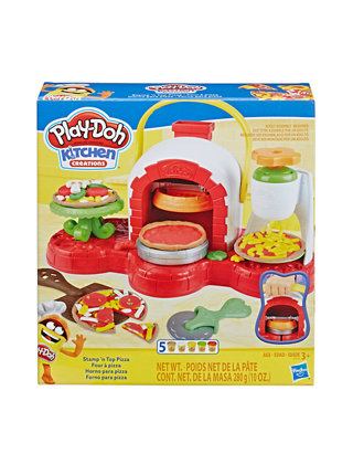 Play-Doh Christmas Holiday Gift Box 10 Accessories Rare Silver Play Doh Compound