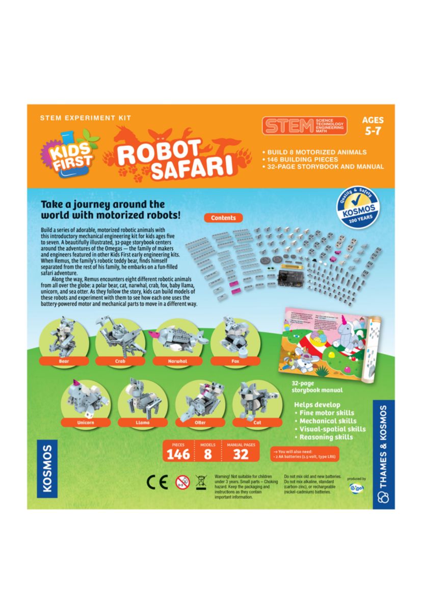 Kids First: Robot Safari Introduction to Motorized Machines